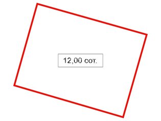 Земельный участок 12 сот. в тер участка Гладкое-Рахья