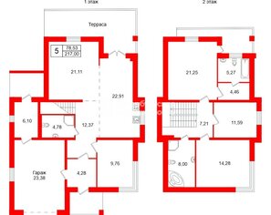 Жилой дом 217 м² в деревня Райкузи ул Правобережная, д100