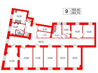 9-комн. кв. 293.7 м² 1/5 этаж