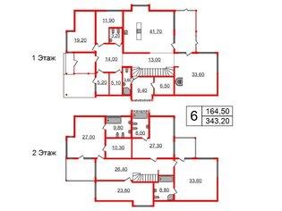 Коттедж 343.2 м² в  ул Курортная, д24 к А