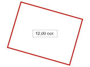 Земельный участок 12 сот. в тер участка Гладкое-Рахья