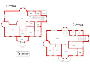 Жилой дом 588 м² в  пр-кт Ленина, д62б