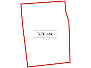 Земельный участок 8.7 сот. в тер. СНТ Лесотехник, д9