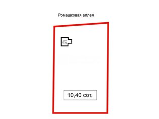 Земельный участок 10.4 сот. в деревня Агалатово Ромашковая ал, д15