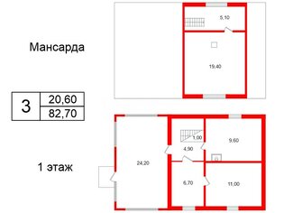 Жилой дом 118.7 м² в деревня Мануйлово