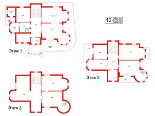 Жилой дом 578 м² в тер Сергиево ул Хмельницкого, д10 к 3 стр 1