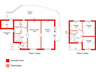 Жилой дом 129.5 м² в тер участок Морозовка (гп имени Морозова)