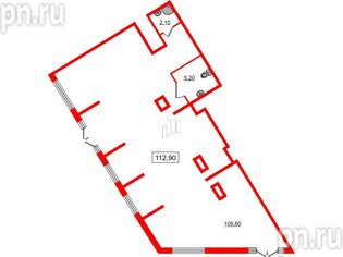 Аренда помещения 112.9 м²