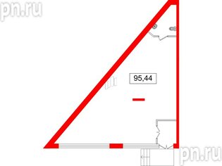 Аренда помещения 95.44 м²