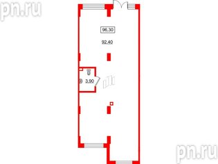 Аренда помещения 96.9 м²