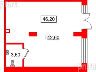 Аренда помещения 46.2 м²