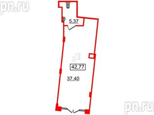 Аренда помещения 42.77 м²