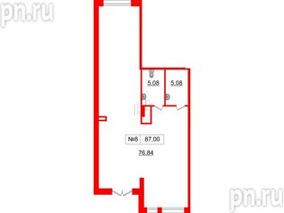 Аренда помещения 87 м²