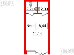 Аренда помещения 18.44 м²