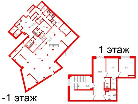 Помещение в ЖК Neva Residence, 1322.1 м², 1 этаж