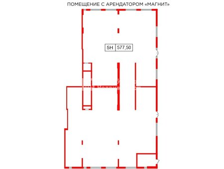 Помещение в ЖК FRIENDS, 577.5 м², 1 этаж