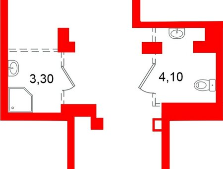 Помещение в ЖК Витебский парк, 55.8 м², 1 этаж