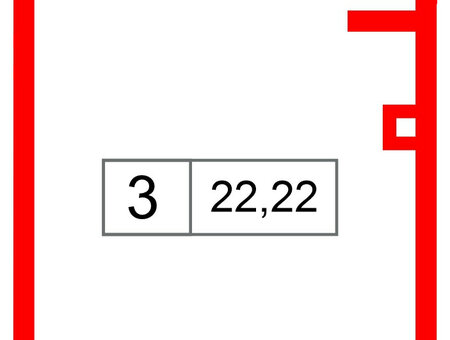 Помещение в ЖК А101Лаголово, 22.22 м², 1 этаж