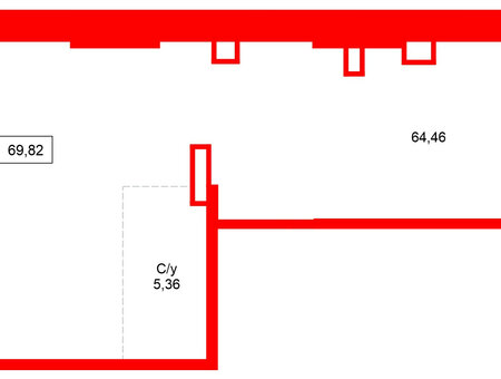 Помещение в ЖК Аквилон VERBA, 69.82 м², 1 этаж