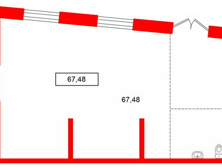 Помещение в ЖК Аквилон RekaPark, 67.48 м², 1 этаж