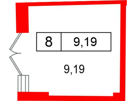 Помещение в ЖК Аквилон Riva, 18.2 м², 1 этаж Помещение в ЖК Аквилон Riva, 18.2 м², 1 этаж