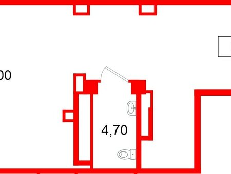 Помещение в ЖК Полис Новоселье, 69.7 м², 1 этаж