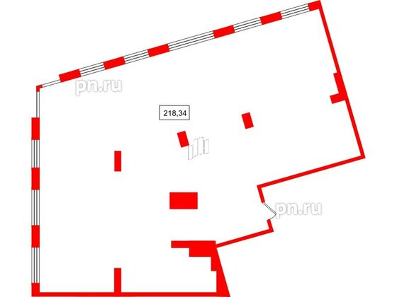 Апартаменты в ЖК 17/33 Петровский Остров, 3 комнатные, 218.34 м², 3 этаж