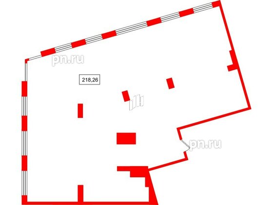 Апартаменты в ЖК 17/33 Петровский Остров, 3 комнатные, 218.26 м², 5 этаж