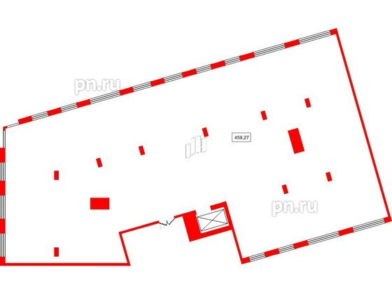 Апартаменты в ЖК 17/33 Петровский Остров, 1 комнатные, 459.27 м², 7 этаж