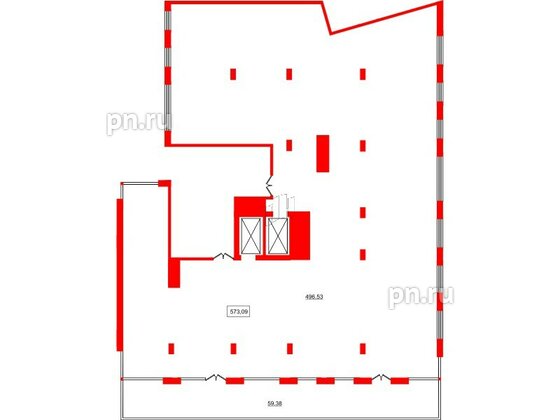 Апартаменты в ЖК 17/33 Петровский Остров, 1 комнатные, 573.09 м², 7 этаж