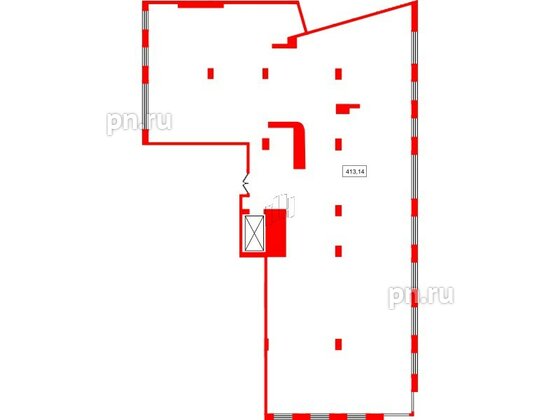 Апартаменты в ЖК 17/33 Петровский Остров, 4 комнатные, 413.14 м², 3 этаж