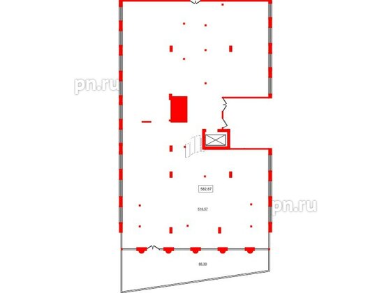 Апартаменты в ЖК 17/33 Петровский Остров, 1 комнатные, 582.87 м², 7 этаж