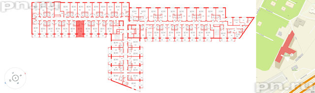 Апартаменты в ЖК «Космос Смарт Южный», студия, 24.88 м², 11 этаж