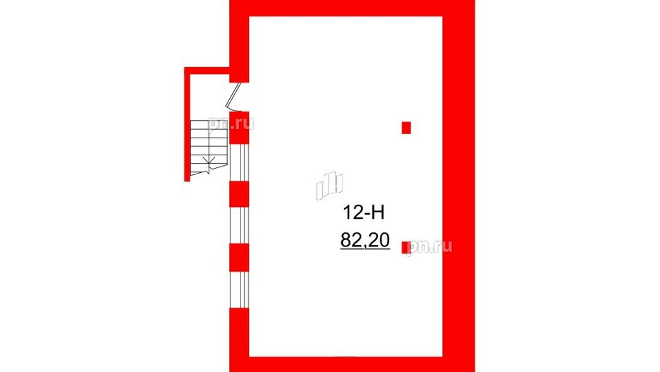 Помещение в ЖК UNO, 86.1 м², 1 этаж