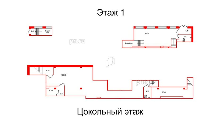 Помещение в ЖК Фортеция. Жизнь на побережье., 242.8 м²