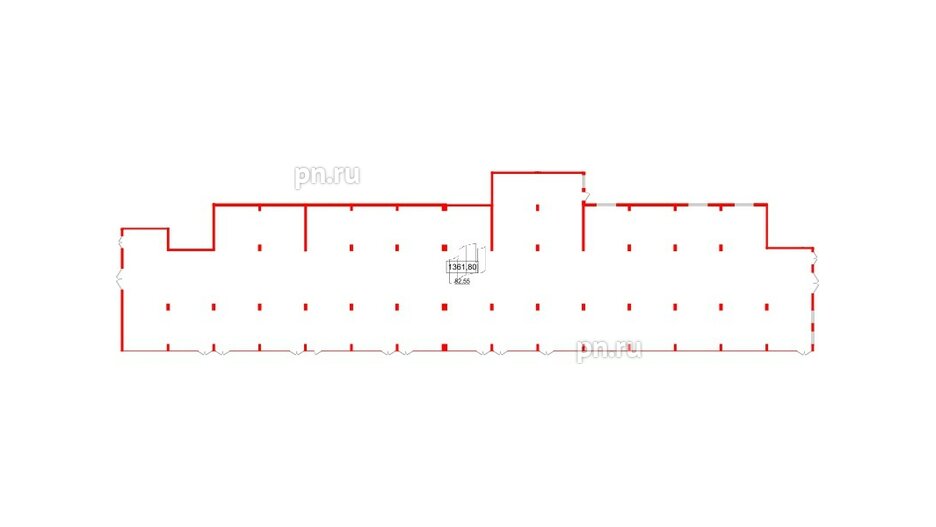 Помещение в ЖК Аквилон Sky, 1361.8 м², 1 этаж