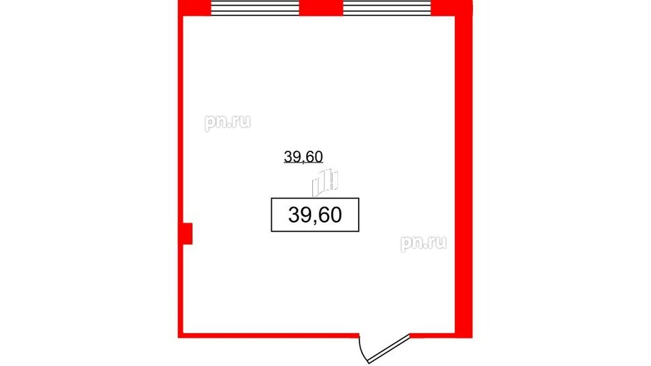 Помещение в ЖК VALO, 39.6 м², 2 этаж