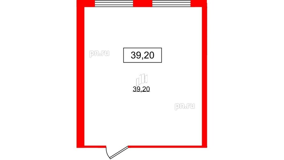 Помещение в ЖК VALO, 39.2 м², 2 этаж