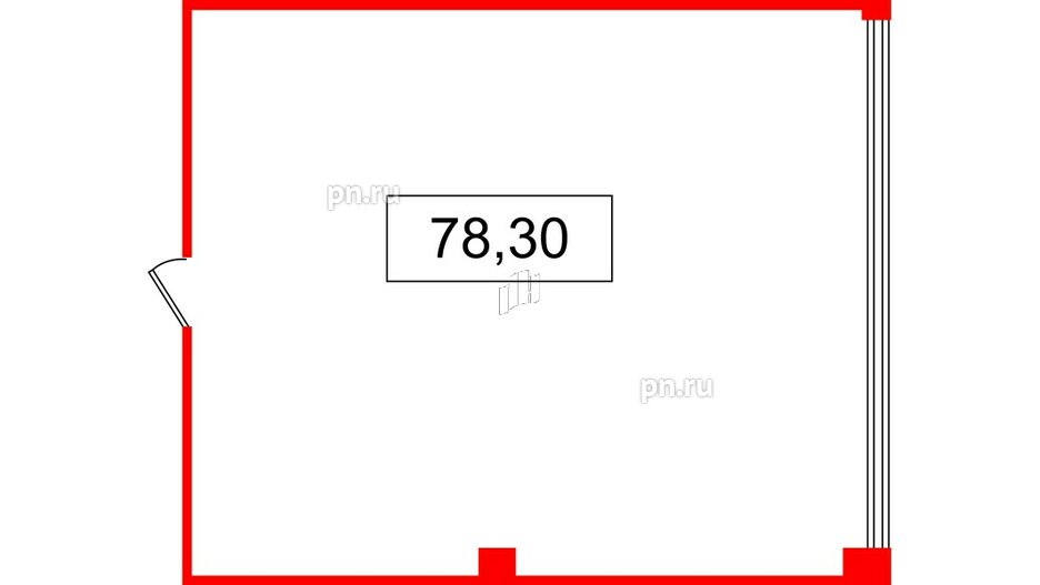 Помещение в ЖК БЦ INSIDE, 78.3 м², 5 этаж