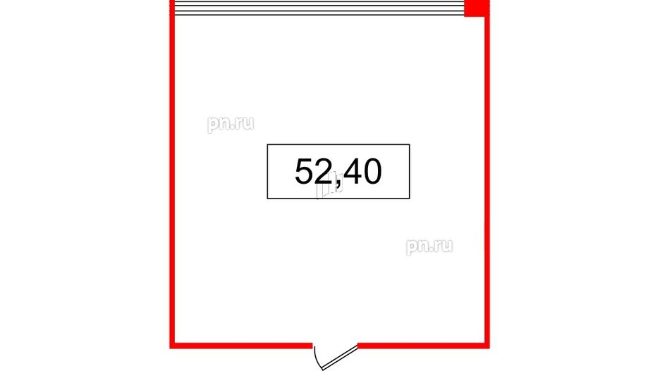 Помещение в ЖК БЦ INSIDE, 52.4 м², 5 этаж