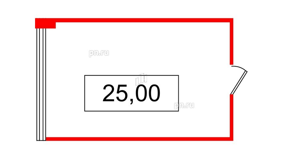 Помещение в ЖК БЦ INSIDE, 25 м², 5 этаж