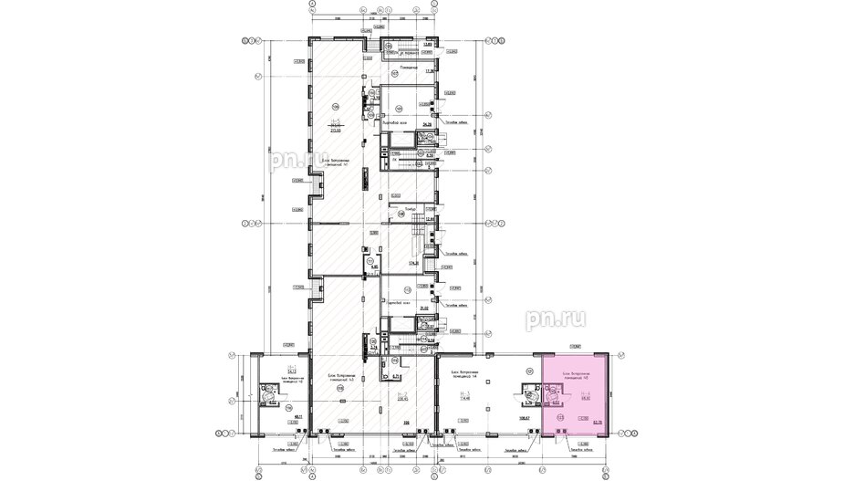 Помещение в ЖК ID Park Pobedy, 68.8 м², 1 этаж