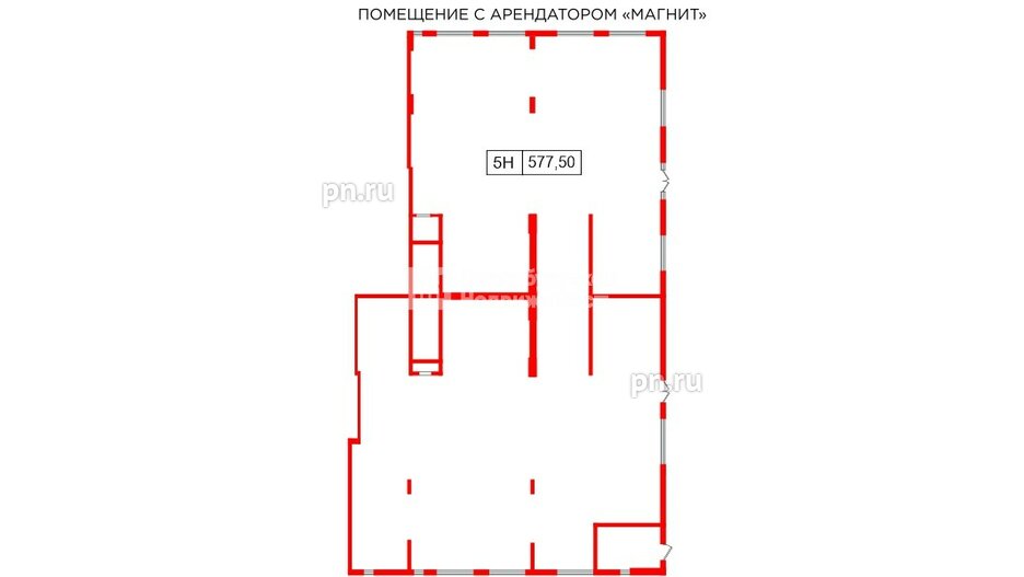 Помещение в ЖК FRIENDS, 577.5 м², 1 этаж