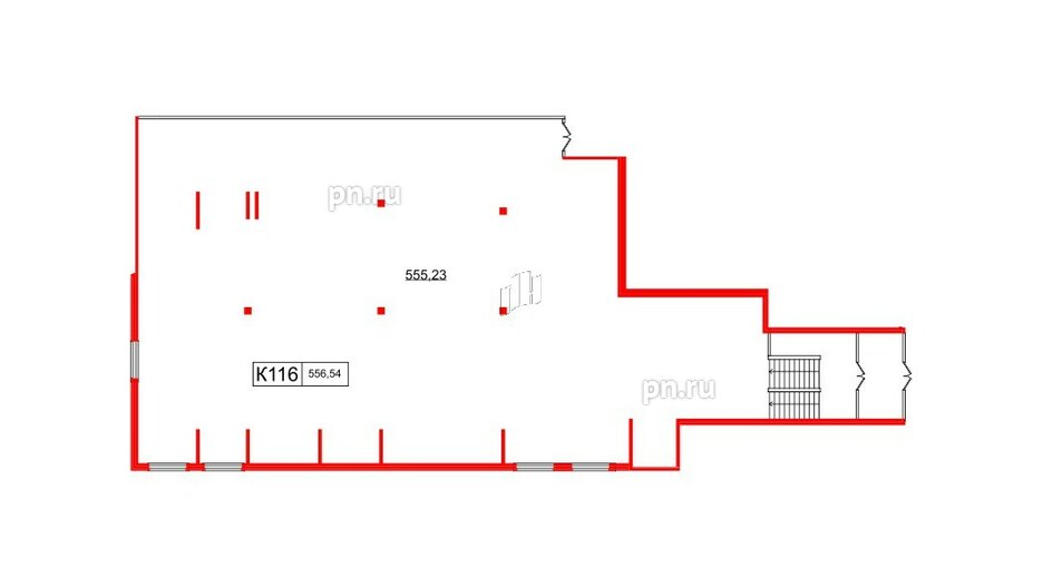 Помещение в ЖК Клубный дом Лиговский,127, 566.54 м², 1 этаж