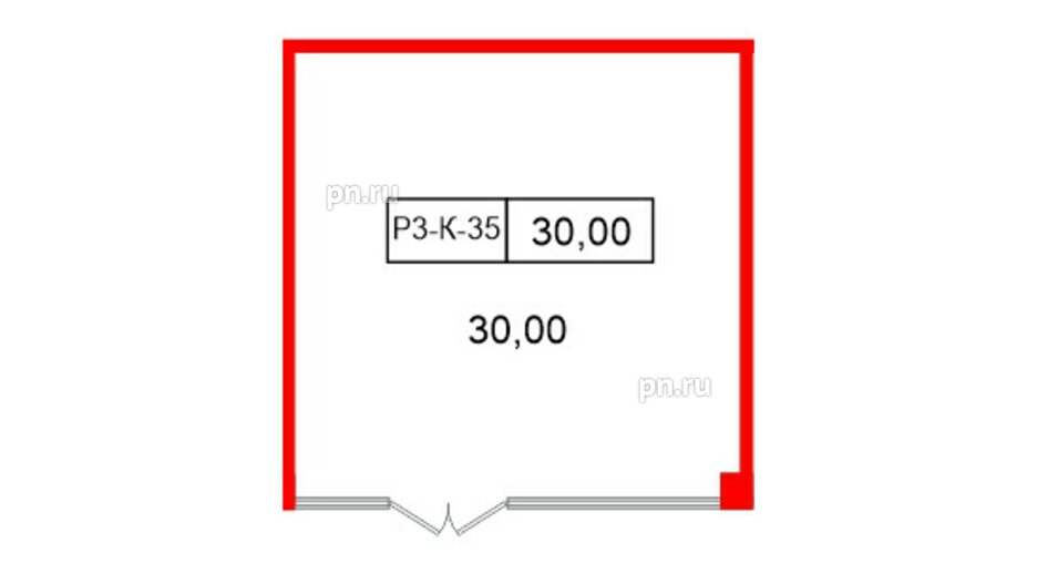 Помещение в ЖК Моско, 30 м², 3 этаж