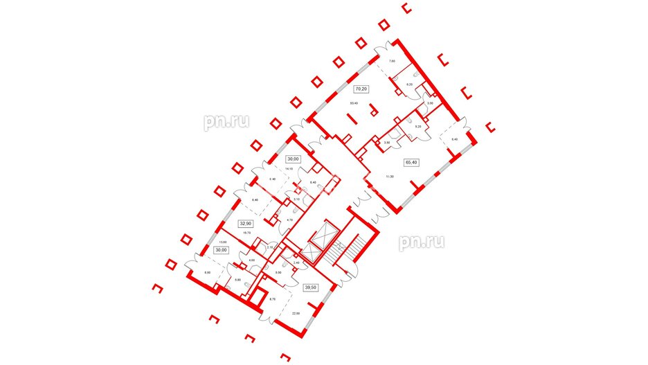 Помещение в ЖК Ягодное Река Парк, 65.4 м², 1 этаж
