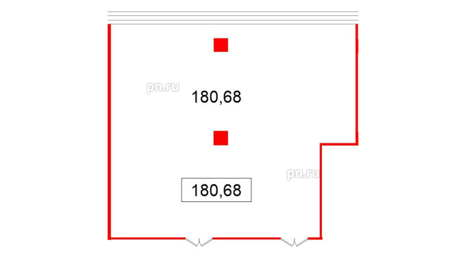 Помещение в ЖК БЦ ELEMENT PRIME, 180.68 м², 8 этаж