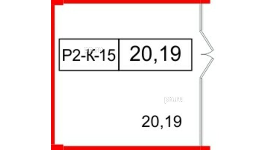 Помещение в ЖК Моско, 20.19 м², 2 этаж