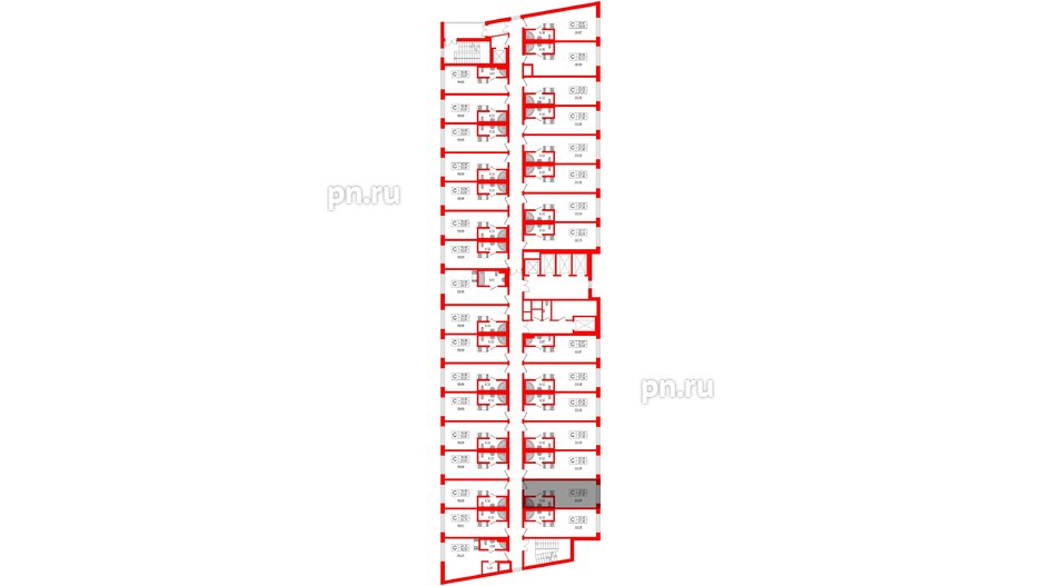 Апартаменты в ЖК VALO, студия, 27.25 м², 7 этаж