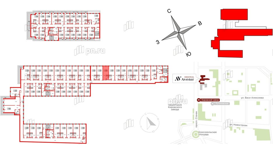 Апартаменты в ЖК Апартаменты INDUSTRIAL AVENIR, студия, 24.4 м², 12 этаж